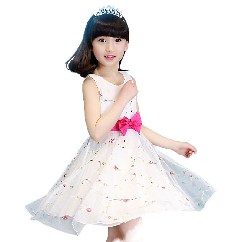 Summer Cute Girl Bow Dress Teenage girl Sleeveless Mesh Embroidered Dresses For Kids Clothes Children Prom Birthday Party Dress, Pink
Summer Cute Girl Bow Dress Teenage girl Sleeveless Mesh Embroidered Dresses For Kids Clothes Children Prom Birthday Party Dress, Pink