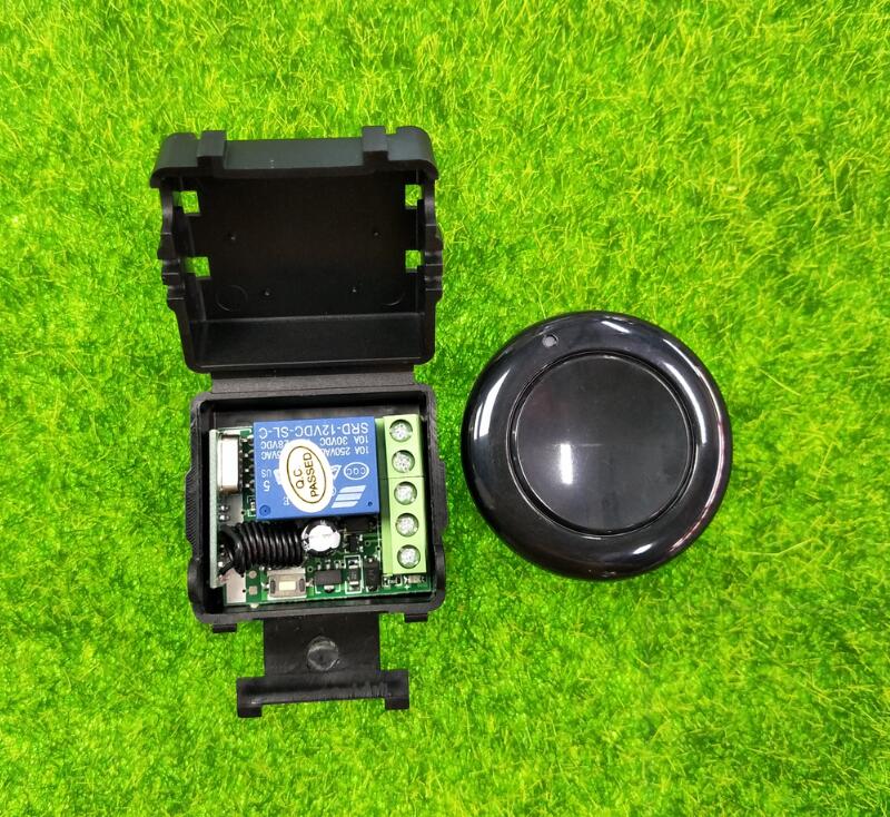 433MHZ DC 12 v mini wireless remote control switch system receiver+transmitter Can delay off 5/10/15 seconds
433MHZ DC 12 v mini wireless remote control switch system receiver+transmitter Can delay off 5/10/15 seconds