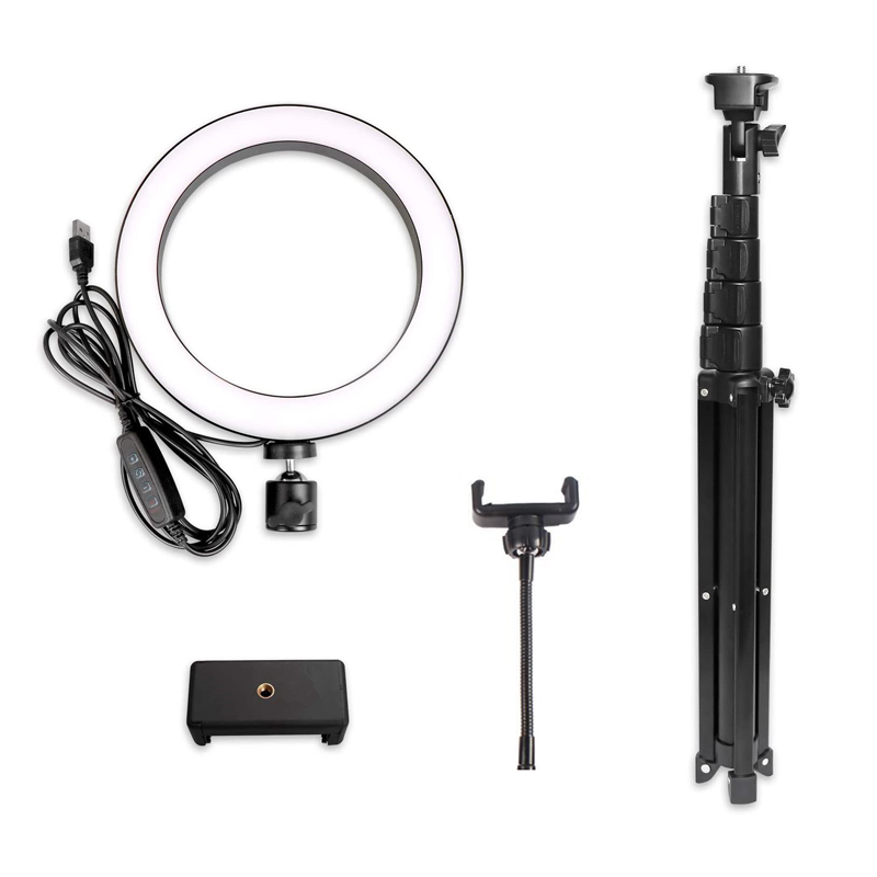 LED Selfie Fill Light Ring Lamp 45 cm Tripod with Phone Holder Dimmable Annular Camera Light USB for Video Youtube Live Makeup
LED Selfie Fill Light Ring Lamp 45 cm Tripod with Phone Holder Dimmable Annular Camera Light USB for Video Youtube Live Makeup