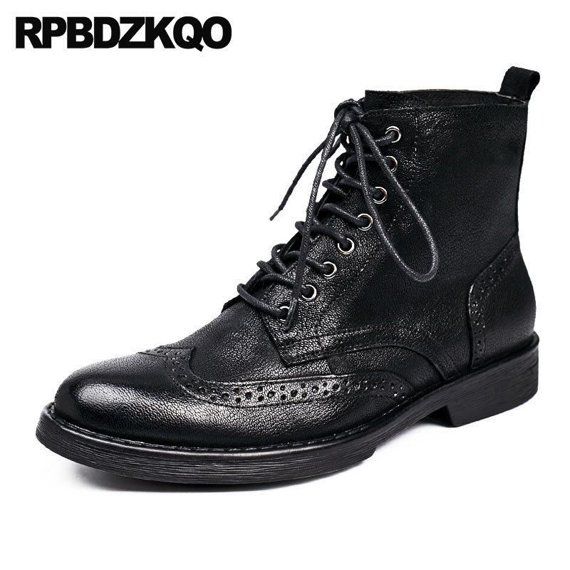 Army Full Grain Leather Genuine Men Wingtip Ankle Autumn Lace Up Handmade Male Black Brogue Retro Combat Boots Shoes
Army Full Grain Leather Genuine Men Wingtip Ankle Autumn Lace Up Handmade Male Black Brogue Retro Combat Boots Shoes