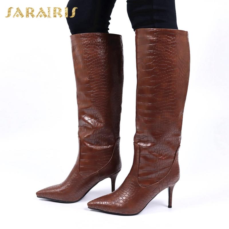 Sarairis New Design 2020 Large Size 43 Pointed Toe Fashion Shoes Women Boots Female Sexy Thin High Heels Concise Boots Ladies, Black
Sarairis New Design 2020 Large Size 43 Pointed Toe Fashion Shoes Women Boots Female Sexy Thin High Heels Concise Boots Ladies, Black