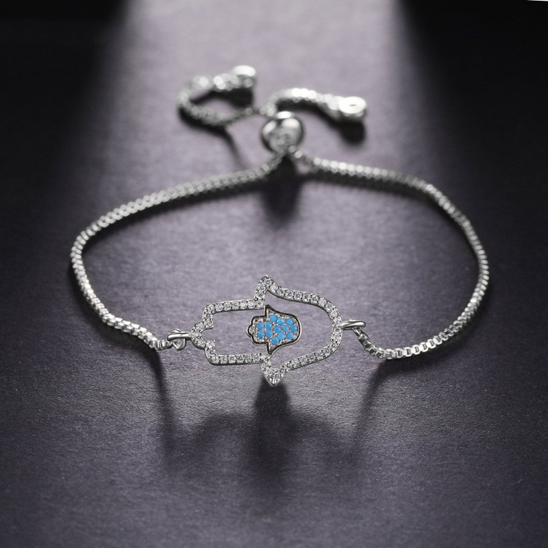 Juya Gold/Rose Gold Adjustable Chains Bracelets Greek Evil Eye Of Fatima Hamsa Hand Bracelets For Women Men
Juya Gold/Rose Gold Adjustable Chains Bracelets Greek Evil Eye Of Fatima Hamsa Hand Bracelets For Women Men
