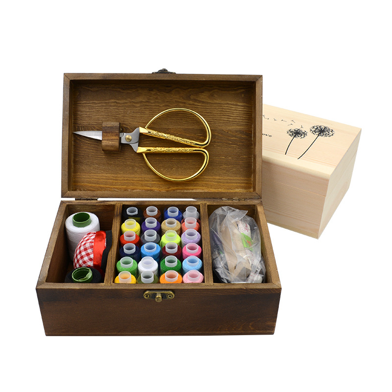 Natural Wood Multi-function Sewing Kit Box Household Hand Sewing Box Kit Set Cross-Stitch Needlebox DIY HomeTools
Natural Wood Multi-function Sewing Kit Box Household Hand Sewing Box Kit Set Cross-Stitch Needlebox DIY HomeTools