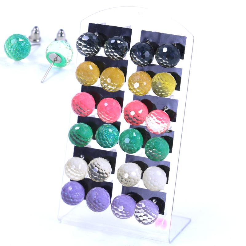 Free Shipping Hot Selling Korea Design Cheap Cute 10mm Resin Crystal Hlaf Ball Iron Stick Stud Earrings Changing Colors 12pairs
Free Shipping Hot Selling Korea Design Cheap Cute 10mm Resin Crystal Hlaf Ball Iron Stick Stud Earrings Changing Colors 12pairs