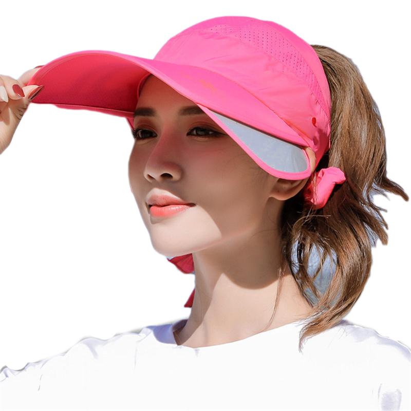 Women Retractable Visor Hat Summer Sun Riding Outdoor Sport Cap UV Sun Hat Woman Beach Un Woman Beach Visor #30, Blue
Women Retractable Visor Hat Summer Sun Riding Outdoor Sport Cap UV Sun Hat Woman Beach Un Woman Beach Visor #30, Blue