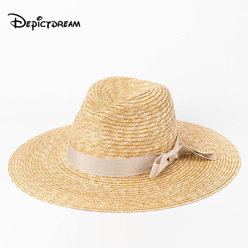 New Summer Beach careful wheat-straw Hat Ladies Cap Fashionable Handmade Casual Jazz Bandage Sun Hats for Women, Beige
New Summer Beach careful wheat-straw Hat Ladies Cap Fashionable Handmade Casual Jazz Bandage Sun Hats for Women, Beige