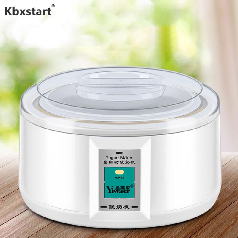 Kbxstart Multifunction Automatic Yogurt Maker Machine 1.5L Natto Rice Wine DIY Tool Stainless Steel Inner Yoghurt Beker 220V
Kbxstart Multifunction Automatic Yogurt Maker Machine 1.5L Natto Rice Wine DIY Tool Stainless Steel Inner Yoghurt Beker 220V