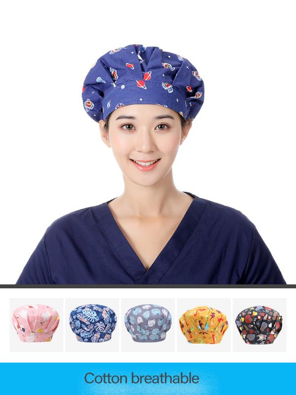 Pure cotton breathable bumper cap baking chef hat multicolor printing work cap casual fashion frosted Baotou
Pure cotton breathable bumper cap baking chef hat multicolor printing work cap casual fashion frosted Baotou