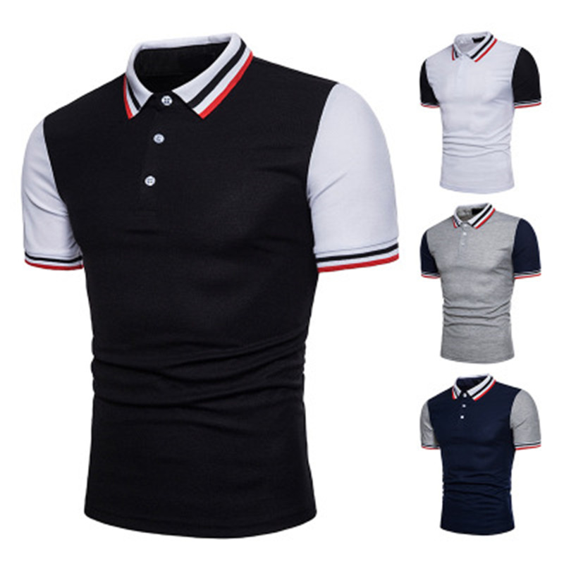 Casual Polos Shirts Summer Stripe Print Designer Turn Down Collar Tees Hombres Polo Mens Designer Patchwork, Black
Casual Polos Shirts Summer Stripe Print Designer Turn Down Collar Tees Hombres Polo Mens Designer Patchwork, Black