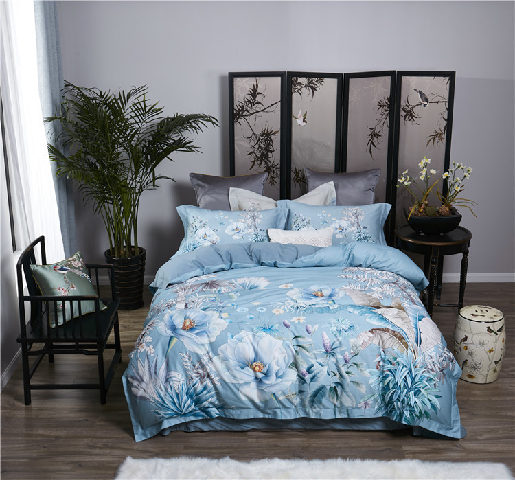100% Egyptian Cotton Bedding Queen King size 4Pcs Birds and Flowers Leaf Pattern Gray Shabby Duvet Cover Bed sheet Pillow shams
100% Egyptian Cotton Bedding Queen King size 4Pcs Birds and Flowers Leaf Pattern Gray Shabby Duvet Cover Bed sheet Pillow shams