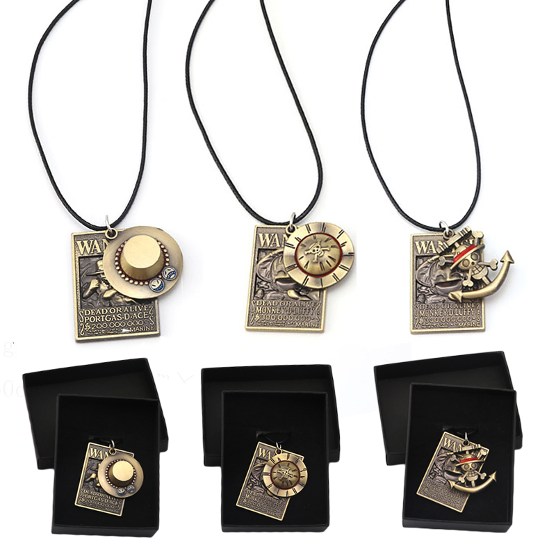 Japanese Anime One Piece Necklace Fashion Cosplay Luffy Pirate Skull Metal Pendant Rope Choker Jewelry Gift Souvenir
Japanese Anime One Piece Necklace Fashion Cosplay Luffy Pirate Skull Metal Pendant Rope Choker Jewelry Gift Souvenir
