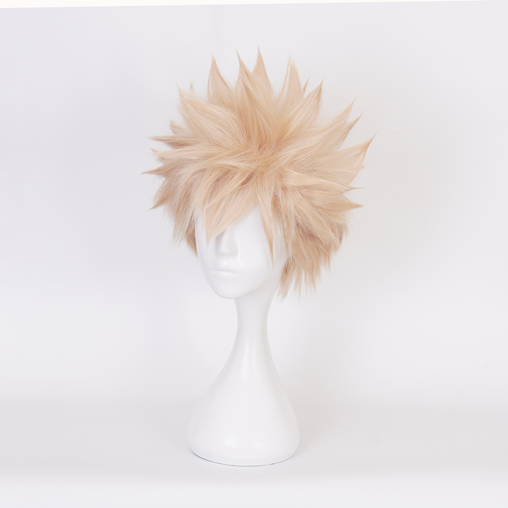 2 Colors Cosplay My Hero Academia Deku Izuku Midoriya Short Wig Synthetic Hair
