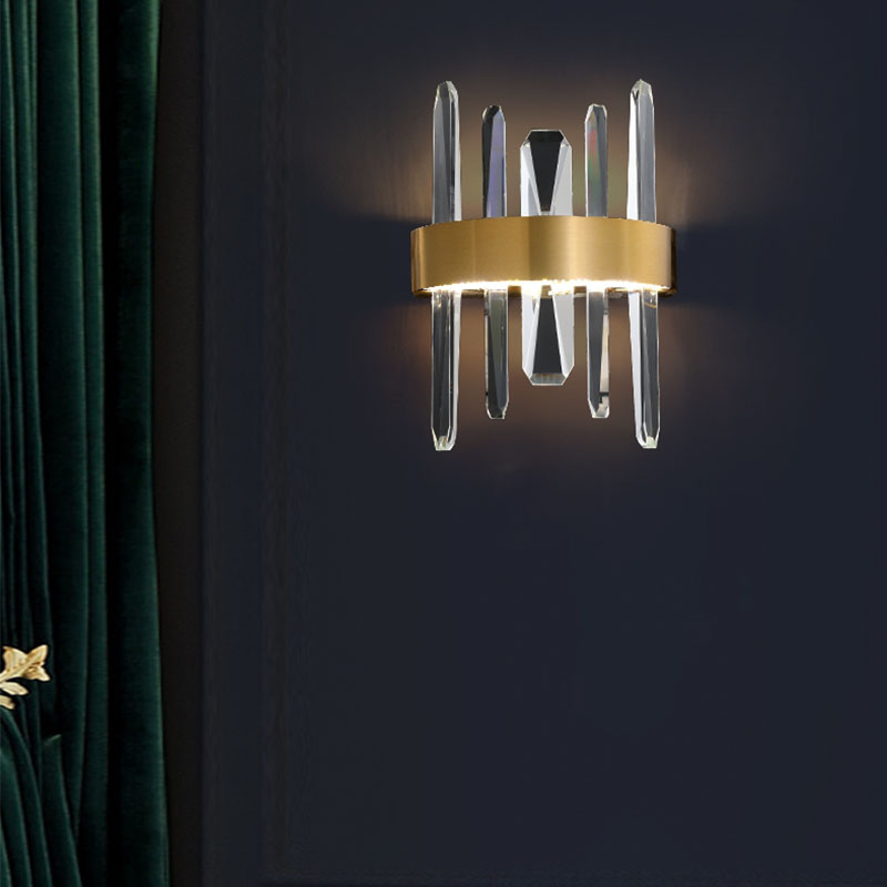 Modern Gold Metal Crystal Wall Light Living Room Dining Room Hotel Home Decor Wall Sconce WA159
Modern Gold Metal Crystal Wall Light Living Room Dining Room Hotel Home Decor Wall Sconce WA159