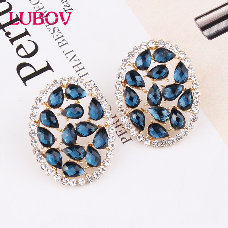LUBOV Fashion Geometric Irregular Round Waterdrop Twisted Metal Gold Opal Stud Earrings Gifts for Women Girl Party Jewelry
LUBOV Fashion Geometric Irregular Round Waterdrop Twisted Metal Gold Opal Stud Earrings Gifts for Women Girl Party Jewelry
