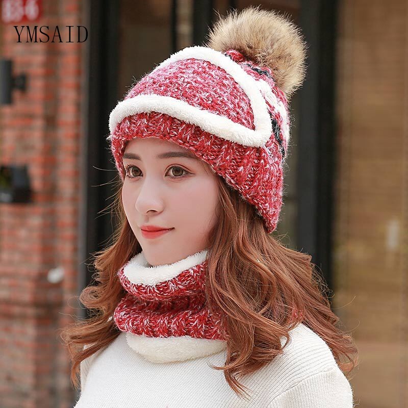 New Fashion Autumn Winter Women's Hat Caps Knitted Warm Scarf Windproof Multi Functional Hat Scarf 3 Set Warm knitted Wool Cap, Black
New Fashion Autumn Winter Women's Hat Caps Knitted Warm Scarf Windproof Multi Functional Hat Scarf 3 Set Warm knitted Wool Cap, Black