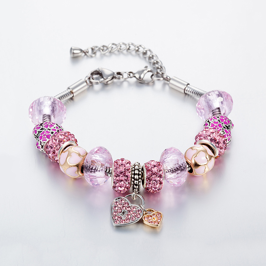 Beautiful Charm Bracelets Crystal Beads Bracelets love Heart Pendant Bangle can be adjust Valentines Gift Diy Fashion Jewelry
Beautiful Charm Bracelets Crystal Beads Bracelets love Heart Pendant Bangle can be adjust Valentines Gift Diy Fashion Jewelry