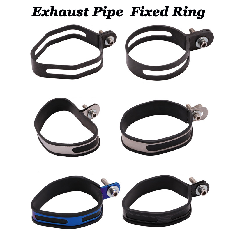 Motorcycle Exhaust Pipe Muffler Escape SC Moto Carbon Fiber Holder Clamp Fixed Ring Support Bracket Universal 90-140mm
Motorcycle Exhaust Pipe Muffler Escape SC Moto Carbon Fiber Holder Clamp Fixed Ring Support Bracket Universal 90-140mm