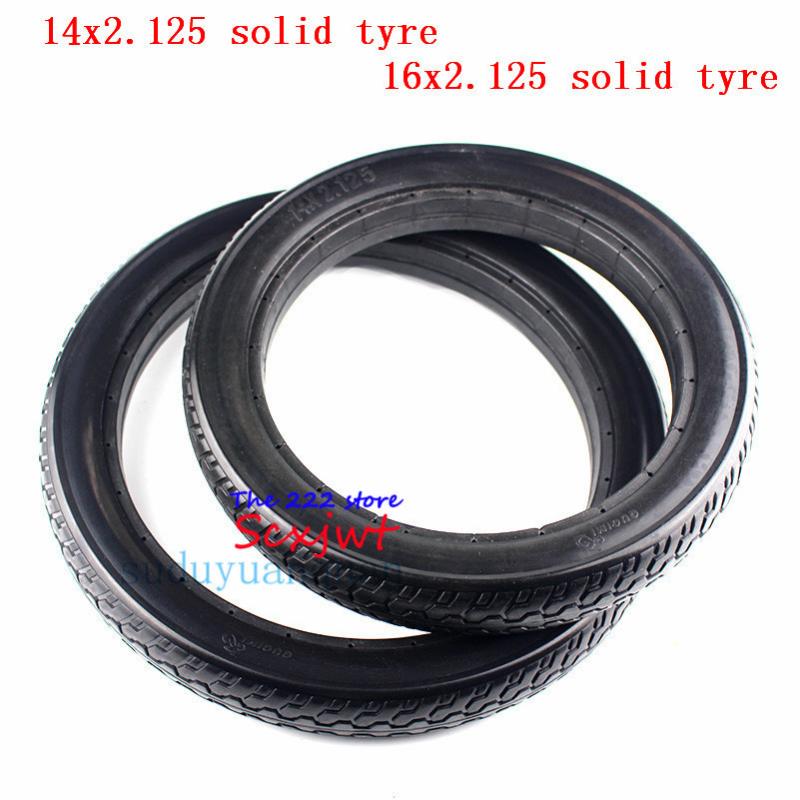 Solid Rubber Electric tire 14x2.125 16x2.125 Non inflation Solid Tyre 14*2.125 16x2.125 Folding electric bicycle E-bike Tire
Solid Rubber Electric tire 14x2.125 16x2.125 Non inflation Solid Tyre 14*2.125 16x2.125 Folding electric bicycle E-bike Tire