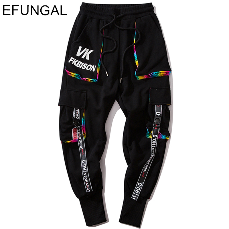 Cotton Sweatpants Harajuku Streetwear Men Casual Pants Hip Hop Trousers Flat Harem Joggers Ribbons Full Length Jogger, Black
Cotton Sweatpants Harajuku Streetwear Men Casual Pants Hip Hop Trousers Flat Harem Joggers Ribbons Full Length Jogger, Black