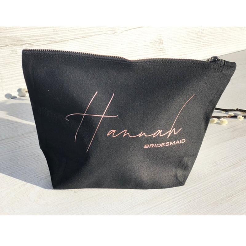 Name Make up Bag,Customize gold Cosmetic,Bridal Shower Favor,Travel makeup bags,READY TO SHIP,Christmas Bridesmaid proposal Gift, Custom black bag
Name Make up Bag,Customize gold Cosmetic,Bridal Shower Favor,Travel makeup bags,READY TO SHIP,Christmas Bridesmaid proposal Gift, Custom black bag
