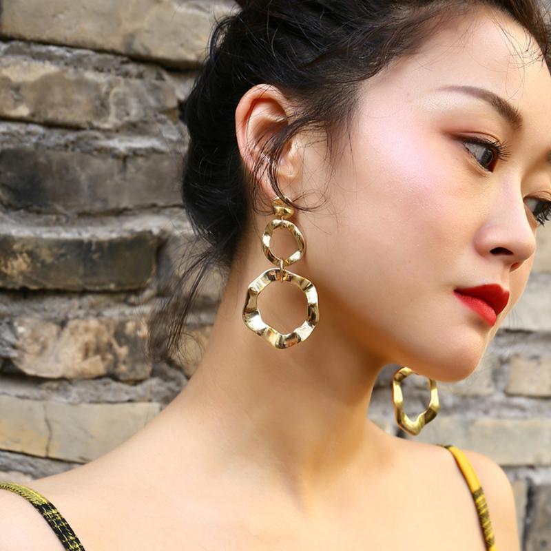 IngeSight.Z Hyperbolic Irregular Geometric Piercing Drop Hanging Earring for Women Fashion Charm Jewelry Female Oorbellen Brinco
IngeSight.Z Hyperbolic Irregular Geometric Piercing Drop Hanging Earring for Women Fashion Charm Jewelry Female Oorbellen Brinco