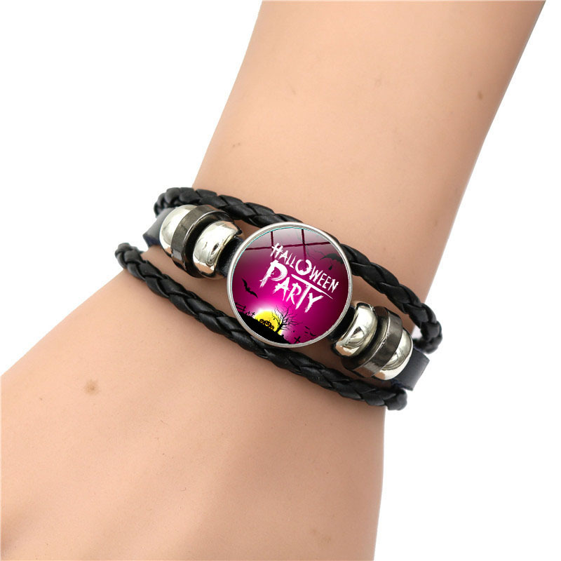 2020 Hot Fashion Delicacy Black Leather Woven Bracelet Classic Handmade Halloween Bangle Party Jewelry Gift for Women Men
2020 Hot Fashion Delicacy Black Leather Woven Bracelet Classic Handmade Halloween Bangle Party Jewelry Gift for Women Men