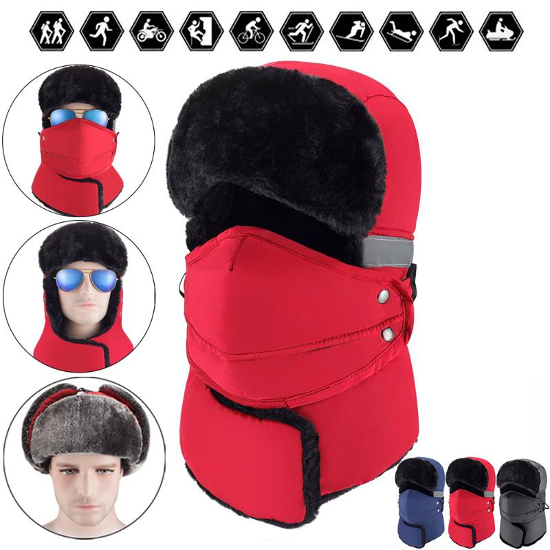 Bomber Hats Women Men Winter Russian Cap Fur Trooper Snow Ski Thickened Ear Flaps Scarf Neck Masks Warm Solid Cotton Headwear, Style 2 blue
Bomber Hats Women Men Winter Russian Cap Fur Trooper Snow Ski Thickened Ear Flaps Scarf Neck Masks Warm Solid Cotton Headwear, Style 2 blue