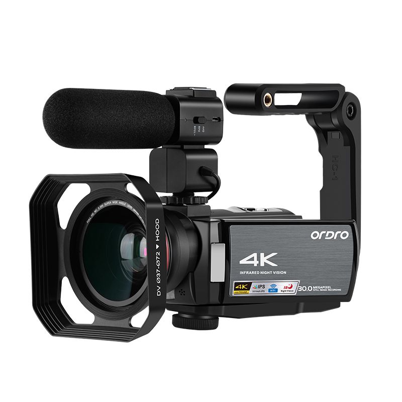 2020 new Video Camera 4K Digital Camcorder Full HD ORDRO AE8 Night Vision wifi 3.0 IPS Touch Screen Filmadora Vlog Camera, Standard
2020 new Video Camera 4K Digital Camcorder Full HD ORDRO AE8 Night Vision wifi 3.0 IPS Touch Screen Filmadora Vlog Camera, Standard