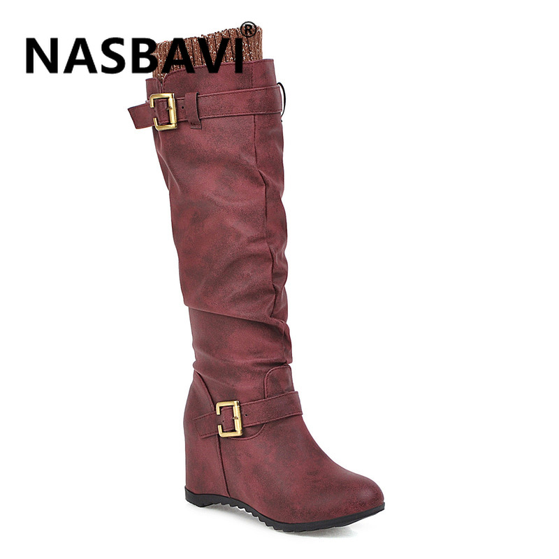 2020 Autumn Winter Women Long Boots Fashion Height Increasing Knee High Boots Female PU Leather Botas Warm Shoes Woman, Black
2020 Autumn Winter Women Long Boots Fashion Height Increasing Knee High Boots Female PU Leather Botas Warm Shoes Woman, Black