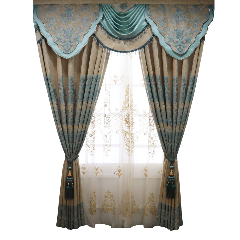 Custom curtains luxury chenille thicken American simple European floor window cloth blackout curtain tulle valance N228, Tulle sheer
Custom curtains luxury chenille thicken American simple European floor window cloth blackout curtain tulle valance N228, Tulle sheer