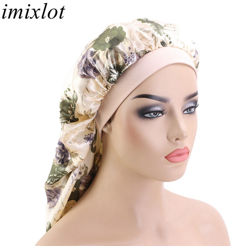 Imixlot Elegant Fashion Flower Printed Elastic Bonnet Sleep Hair Turban Cap Long Cylindrical Makeup Hat Women Girls Headwear, Red
Imixlot Elegant Fashion Flower Printed Elastic Bonnet Sleep Hair Turban Cap Long Cylindrical Makeup Hat Women Girls Headwear, Red