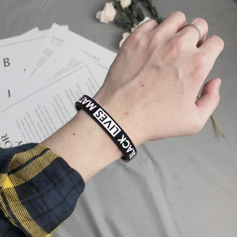 1PC Hot Sale Black Lives Matter Silicone Wristband Black Silicone Rubber Bracelet wrist strap
1PC Hot Sale Black Lives Matter Silicone Wristband Black Silicone Rubber Bracelet wrist strap