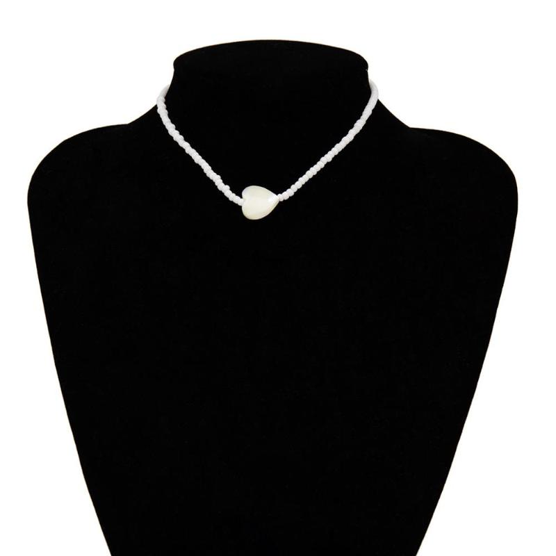 Janpanese Seed Beads Heart Shell Choker Necklace Handmade Women Girls White Bead Handmade Neckless For Women Gothic Jewelry
Janpanese Seed Beads Heart Shell Choker Necklace Handmade Women Girls White Bead Handmade Neckless For Women Gothic Jewelry