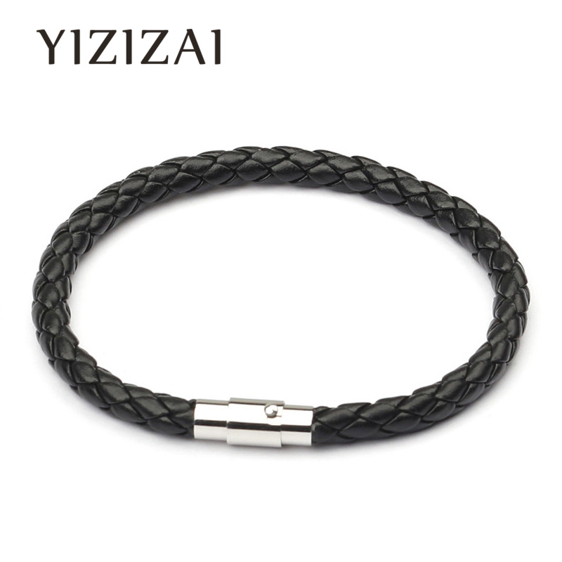 Charm Bracelets Classic Handmade Genuine Leather Bracelet Male Black Rope For Men's Or Women's Jewelry Accessories
Charm Bracelets Classic Handmade Genuine Leather Bracelet Male Black Rope For Men's Or Women's Jewelry Accessories