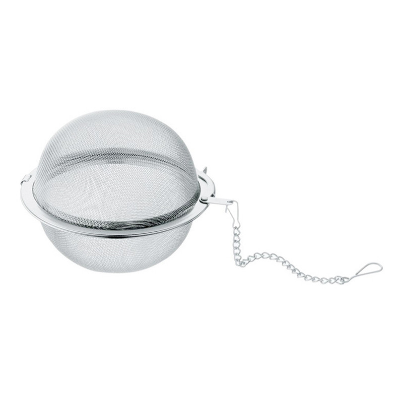 Stainless Steel Tea Pot Infuser Sphere Locking Spice Tea Green Leaf Ball Strainer Mesh Strainers Filter Tools