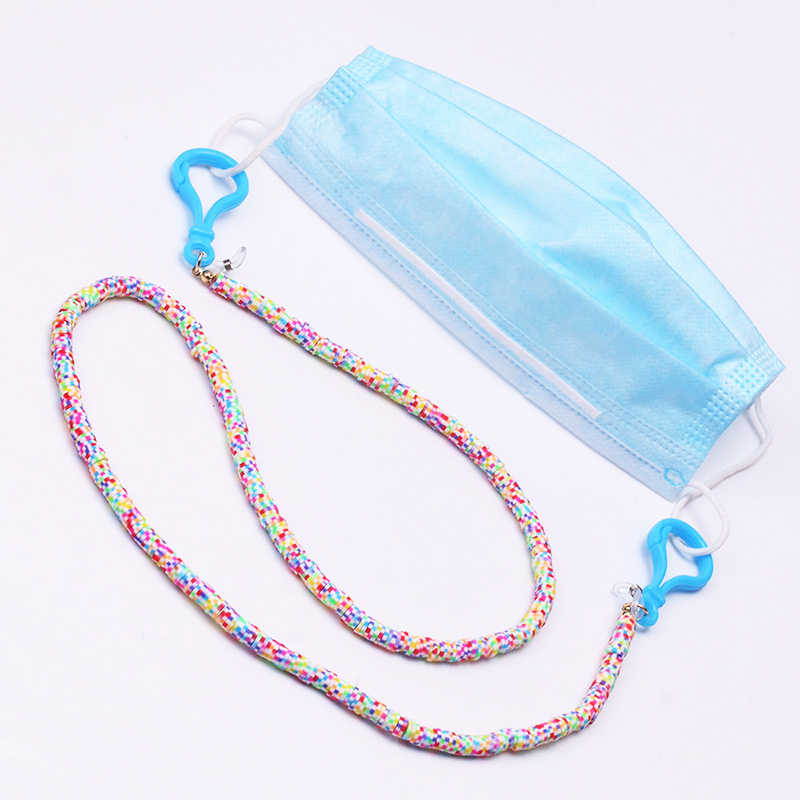 8mm 7Colors Polymer Clay Mask Chain Soft Pottery Choker Mask Chain Colorful Surfer Beads Collar Handmade Femme Jewelry Gifts
8mm 7Colors Polymer Clay Mask Chain Soft Pottery Choker Mask Chain Colorful Surfer Beads Collar Handmade Femme Jewelry Gifts