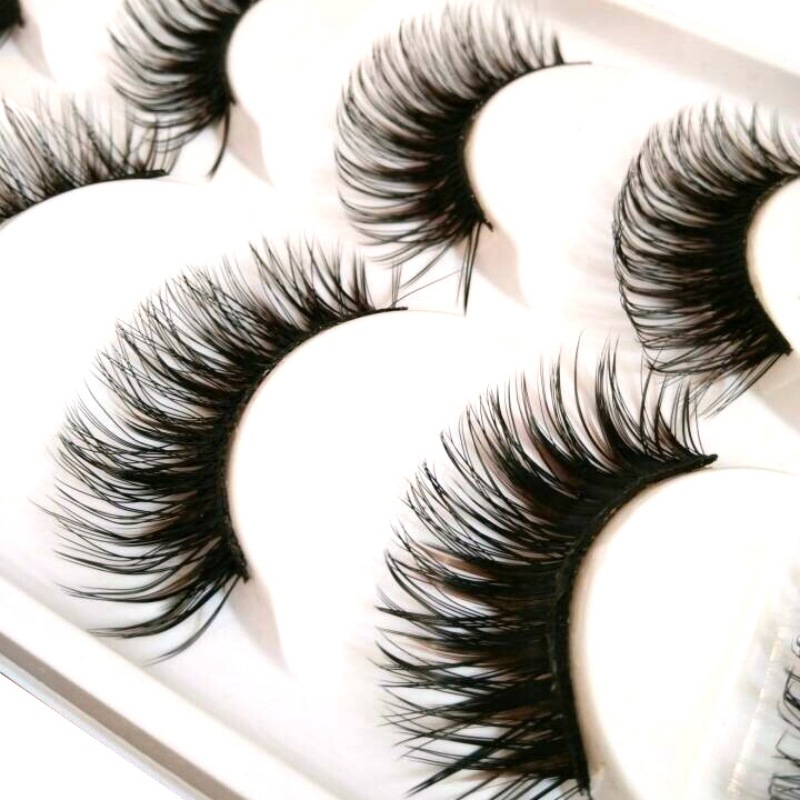 Hot 5 Pairs Black Cross False Eyelash Soft Long Makeup Eye Lash Extension Natural Long Fake Eyelashes
Hot 5 Pairs Black Cross False Eyelash Soft Long Makeup Eye Lash Extension Natural Long Fake Eyelashes