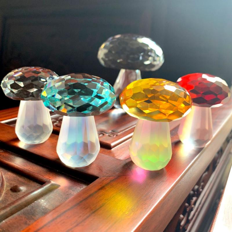 4 Colors Crystal Mushroom Figurines Ornament Glass Craft Home Table Decoratons, Lady Kids Gift With Gift Boxes
4 Colors Crystal Mushroom Figurines Ornament Glass Craft Home Table Decoratons, Lady Kids Gift With Gift Boxes