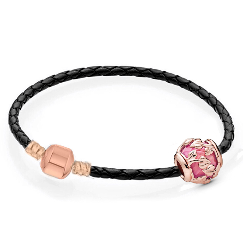 BAOPON Luxury Simple Charm Bracelets Unique Rose Gold Crystal Brand Bracelets For Women DIY Beads Bracelet & Bangle Jewelry Gift
BAOPON Luxury Simple Charm Bracelets Unique Rose Gold Crystal Brand Bracelets For Women DIY Beads Bracelet & Bangle Jewelry Gift