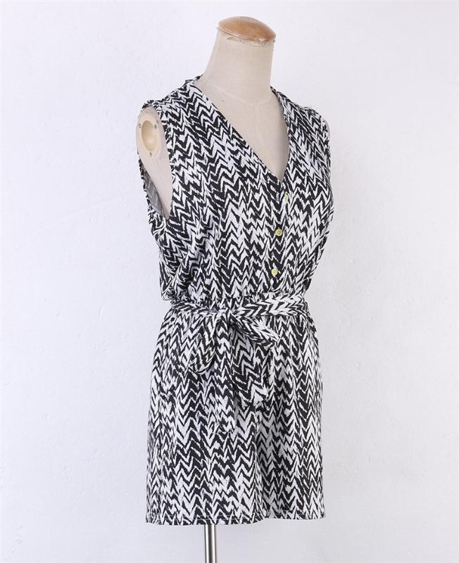 2020 New Fashion Women Casual Sleeveless Jumpsuit Ladies Bodycon Romper Summer Black White Striped Print Jumpsuit Club Bodysuit
2020 New Fashion Women Casual Sleeveless Jumpsuit Ladies Bodycon Romper Summer Black White Striped Print Jumpsuit Club Bodysuit