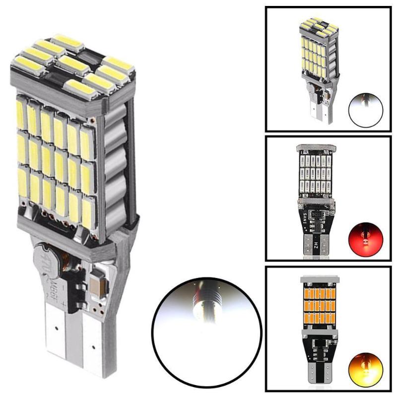 1PCS T15 921 W16W 45 SMD 4014 LED Auto Additional Lamp CANBUS NO ERROR Reverse Lights Car Daytime Running Light White DC 12V 2X
1PCS T15 921 W16W 45 SMD 4014 LED Auto Additional Lamp CANBUS NO ERROR Reverse Lights Car Daytime Running Light White DC 12V 2X
