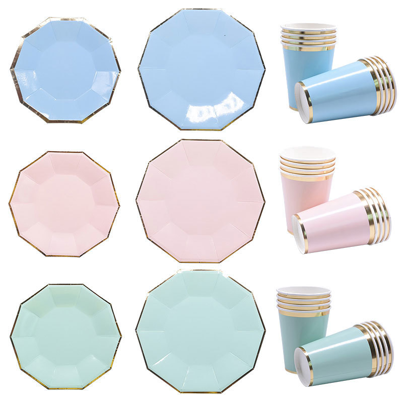 Pink Blue Green Gold Disposable Tableware Plates/Cups For Boy Girl Gender Reveal Wedding Birthday Party Baby Shower Decoration, Silver
Pink Blue Green Gold Disposable Tableware Plates/Cups For Boy Girl Gender Reveal Wedding Birthday Party Baby Shower Decoration, Silver