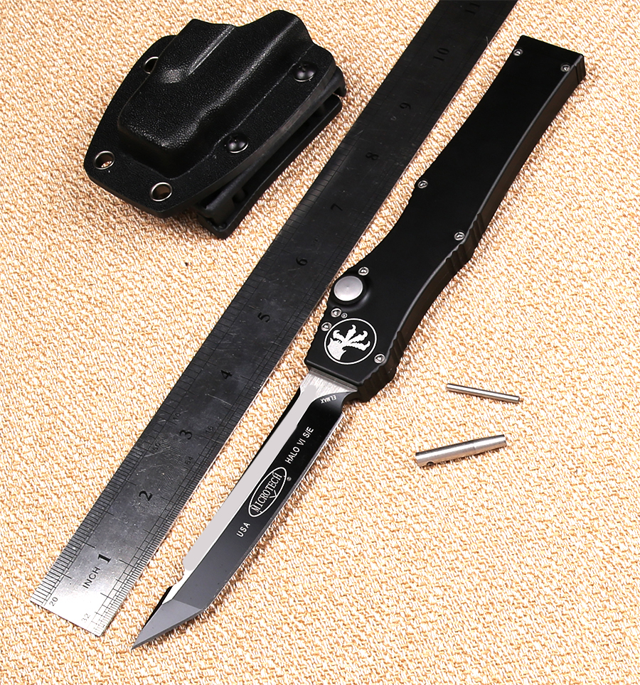 27CM long automatic knives Benchmade knife t6061 handle CNC VG10 steel OUT pocket knife BM3300 Camping tactical Survival Hunting knife
27CM long automatic knives Benchmade knife t6061 handle CNC VG10 steel OUT pocket knife BM3300 Camping tactical Survival Hunting knife