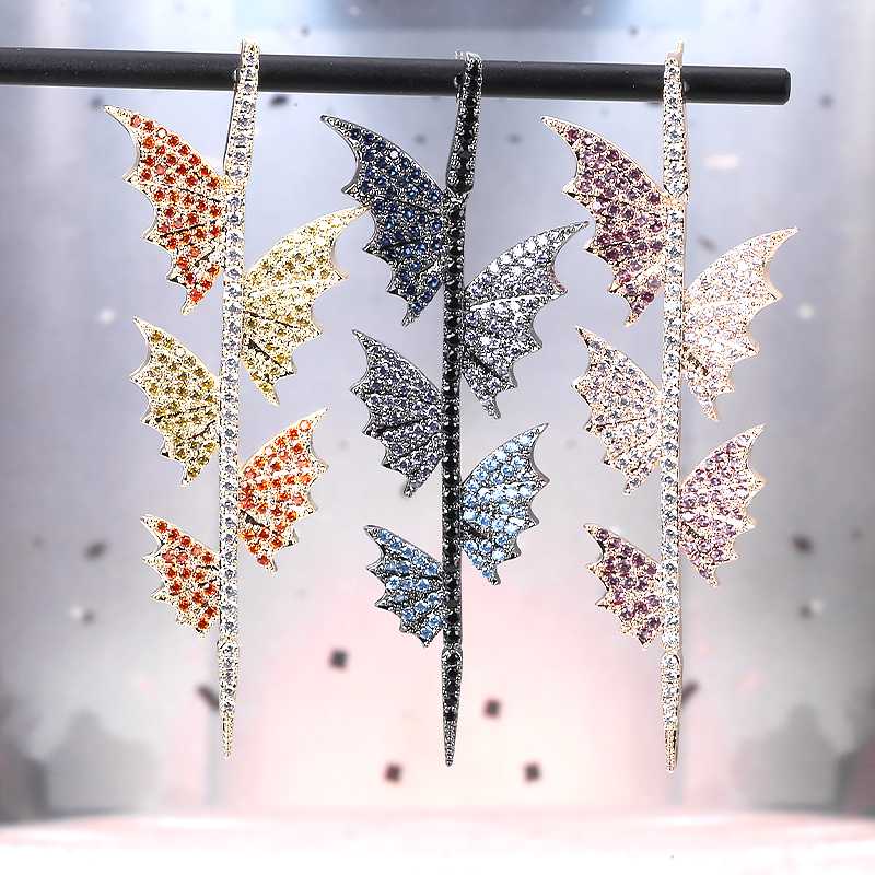 XIUMEIYIZU Beautiful Butterfly Earrings Long Style Cubic Zirconia Stone Earring Handmade Luxury Female Wedding Rhodium Jewelry
XIUMEIYIZU Beautiful Butterfly Earrings Long Style Cubic Zirconia Stone Earring Handmade Luxury Female Wedding Rhodium Jewelry