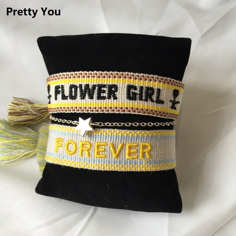 Cotton charm fabric friendship bracelet, handmade fashion bracelet with love and care for bridesmaid bride flower girl
Cotton charm fabric friendship bracelet, handmade fashion bracelet with love and care for bridesmaid bride flower girl