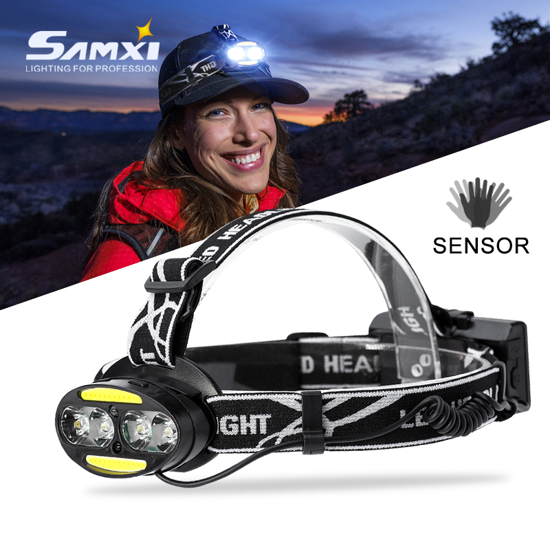 Flood Light Waving Induction Headlamp Rechargeable Lithium Battery LED COB Glare Fishing Lamp Headlight Head Torch
Flood Light Waving Induction Headlamp Rechargeable Lithium Battery LED COB Glare Fishing Lamp Headlight Head Torch