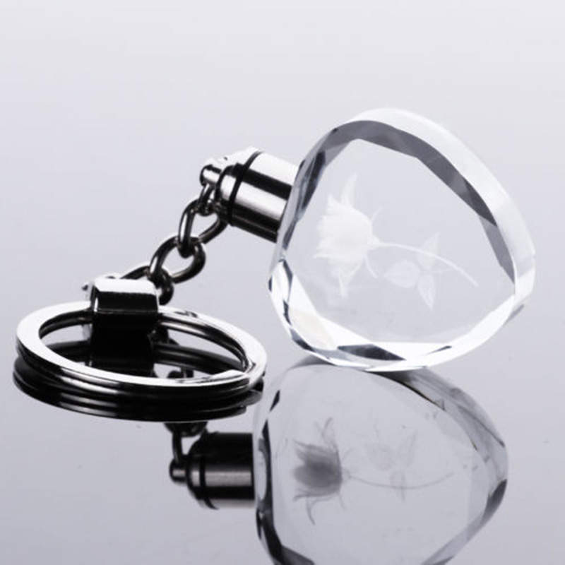 Artificial White Crystal Heart Logo Key Chain Laser Colorful LED Light Key Ring Glass Keychain Decor Accessories Pendant Gift
Artificial White Crystal Heart Logo Key Chain Laser Colorful LED Light Key Ring Glass Keychain Decor Accessories Pendant Gift