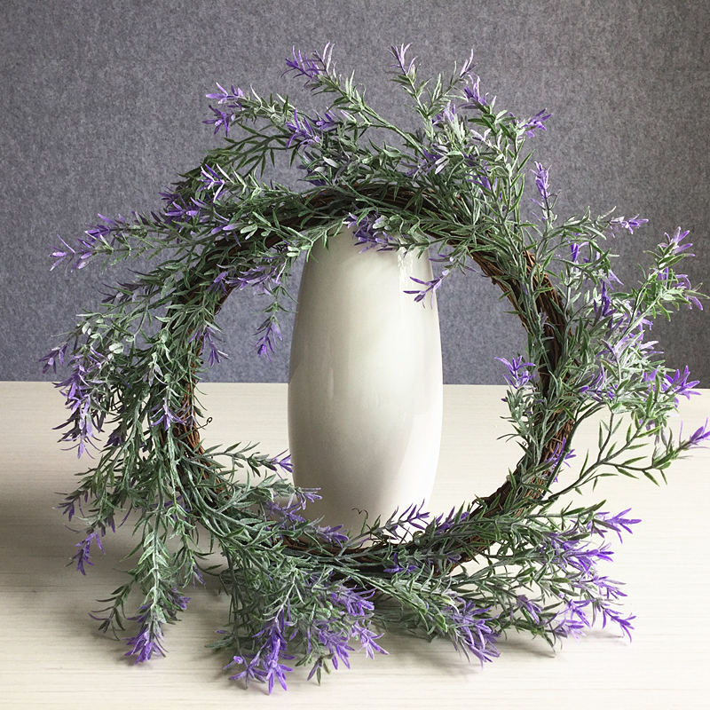 17 Inch Artificial Purple Lavender Plant Wreaths Home Decor Wreath Wedding Supplies Knocker Pendant Window Decoration
17 Inch Artificial Purple Lavender Plant Wreaths Home Decor Wreath Wedding Supplies Knocker Pendant Window Decoration