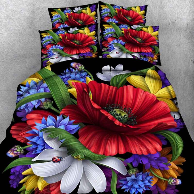 WOSTAR cotton bedding set luxury Home Textiles queen size bedding set bed sheets duvet cover pillowcase 3d print abstract flower, White
WOSTAR cotton bedding set luxury Home Textiles queen size bedding set bed sheets duvet cover pillowcase 3d print abstract flower, White