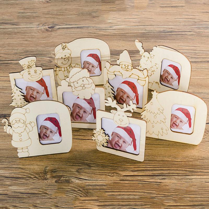 1PC New Wooden Christmas Photo Frame Decorations Photo Ornament Table Decor Accessories Be Put On Table Cute Xmas Theme Pattern
1PC New Wooden Christmas Photo Frame Decorations Photo Ornament Table Decor Accessories Be Put On Table Cute Xmas Theme Pattern